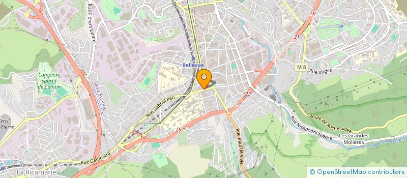 localisation de l'entreprise MONSIEUR SAYED SADAT  SAINT-ETIENNE