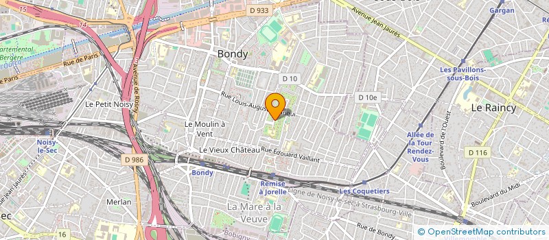 localisation de l'entreprise MONSIEUR SAYED SADAT  BONDY