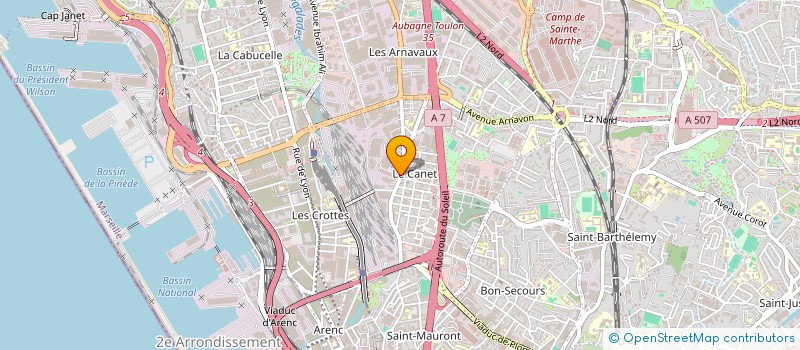 localisation de l'entreprise MONSIEUR SAYED SADAT  MARSEILLE