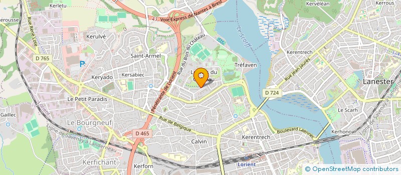 localisation de l'entreprise MONSIEUR SAYED WADAN à LORIENT