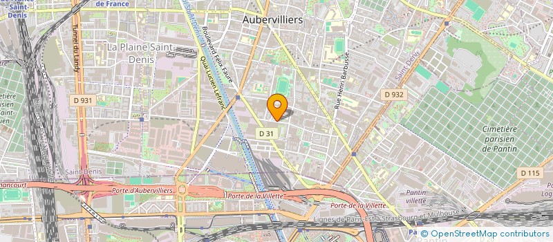 localisation de l'entreprise MONSIEUR SAYEM MIAH  AUBERVILLIERS