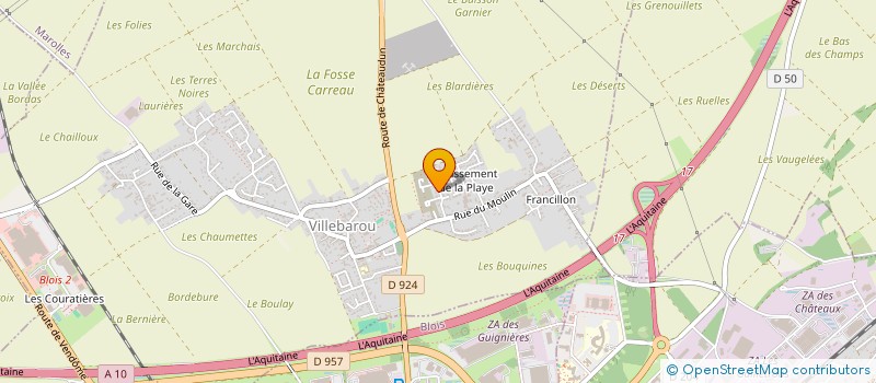 localisation de l'entreprise MONSIEUR SAYF-EDDINE MAHRAOUI  VILLEBAROU