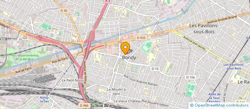 localisation de l'entreprise MONSIEUR SAYFEDDINE BEJAOUI à NOISY-LE-SEC