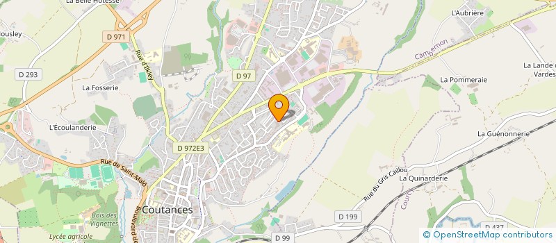 localisation de l'entreprise MONSIEUR SAYHAN BAHAR  COUTANCES