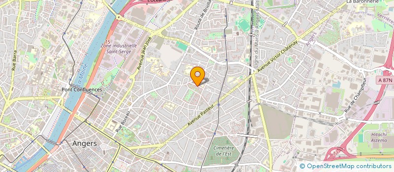 localisation de l'entreprise MONSIEUR SAYID FAICAL HOUSSEIN à ANGERS