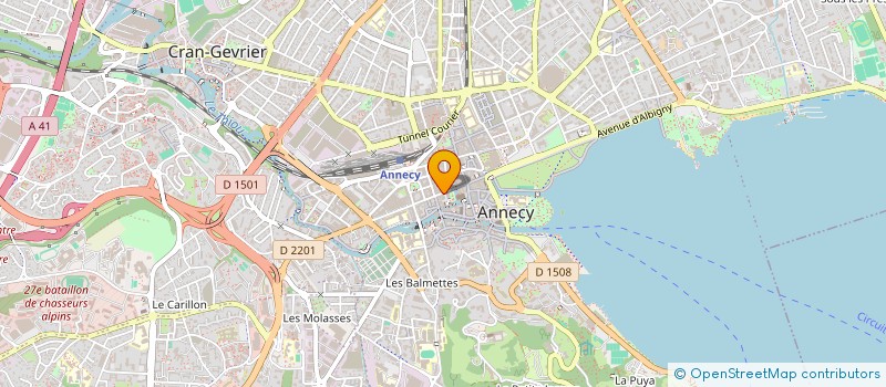 localisation de l'entreprise MONSIEUR SAYOUD AYMENE  ANNECY