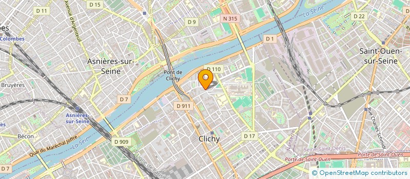 localisation de l'entreprise MONSIEUR SBASTIEN BOUGIER à CLICHY