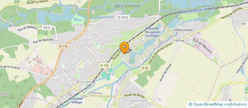 localisation de l'entreprise MONSIEUR SBASTIEN JARRE à BREUILLET