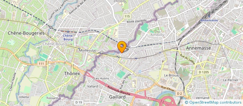 localisation de l'entreprise MONSIEUR SBOUATA MAZZEGA à GAILLARD