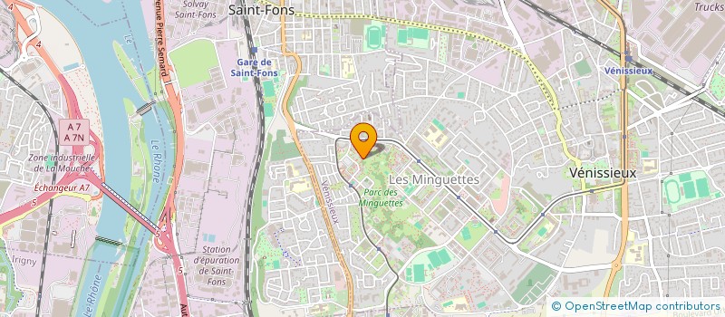 localisation de l'entreprise MONSIEUR SCANDERE BEN HAMMOUDA  VENISSIEUX