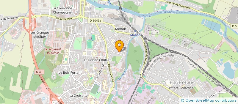 localisation de l'entreprise MONSIEUR SCECKHSPEER FERGACH  CHARLEVILLE-MEZIERES