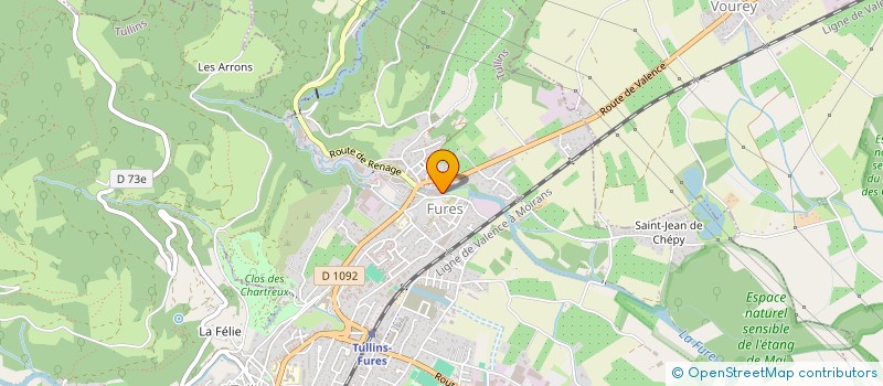 localisation de l'entreprise MONSIEUR SCHAN ZANNETTACCI  TULLINS