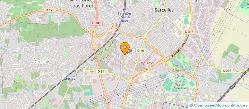 localisation de l'entreprise MONSIEUR SCHANJUTHAN RAVINDRAN à SARCELLES