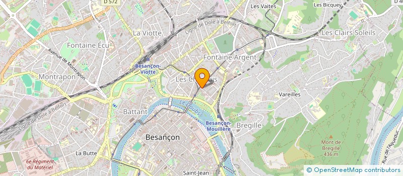 localisation de l'entreprise MONSIEUR SCHARIF BENELMIR à BESANCON
