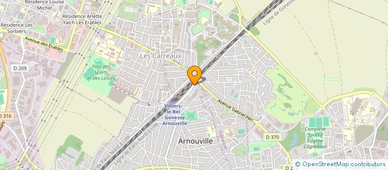 localisation de l'entreprise MONSIEUR SCHERRER DUMAS  ARNOUVILLE