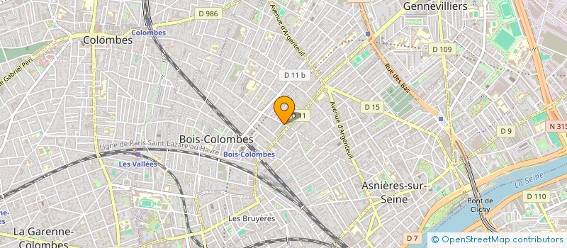 localisation de l'entreprise MONSIEUR SCHIOPU VASILE à BOIS-COLOMBES