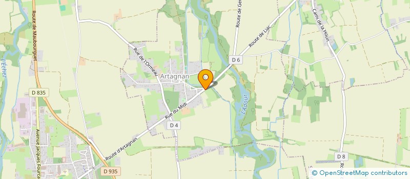 localisation de l'entreprise MONSIEUR SCHIVER POUBILE  ARTAGNAN