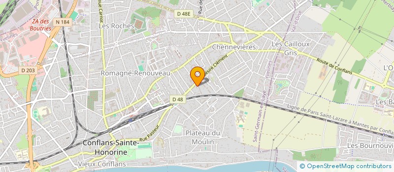 localisation de l'entreprise MONSIEUR SCOTT BEBEY  CONFLANS-SAINTE-HONORINE