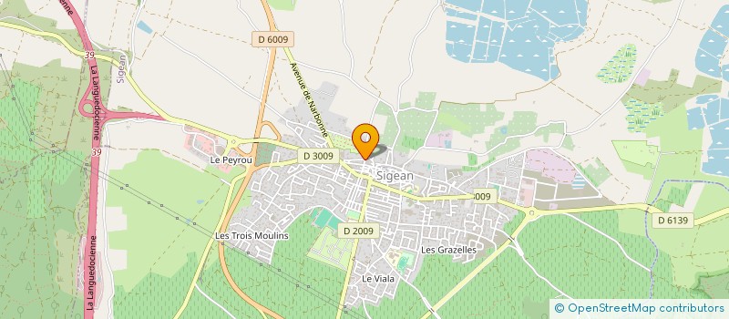 localisation de l'entreprise MONSIEUR SCOTT BEVIS  SIGEAN