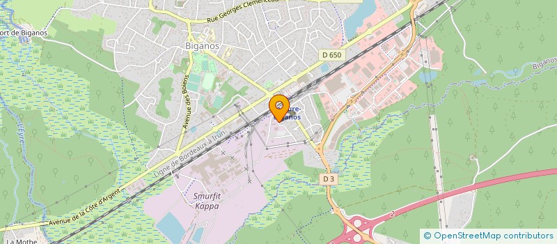 localisation de l'entreprise MONSIEUR SCOTT FAGNIOT  BIGANOS