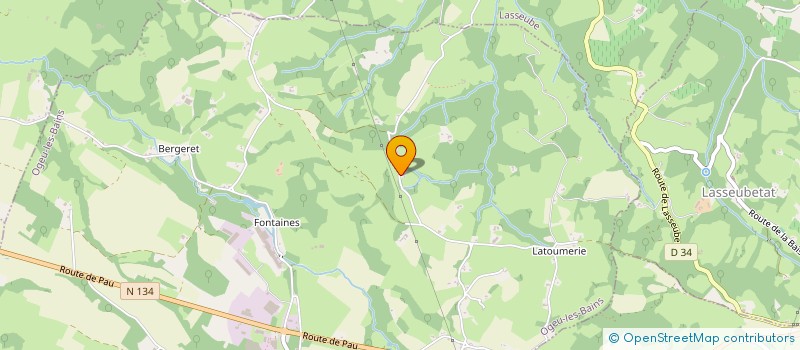 localisation de l'entreprise MONSIEUR SCOTT FENWICK  OGEU-LES-BAINS