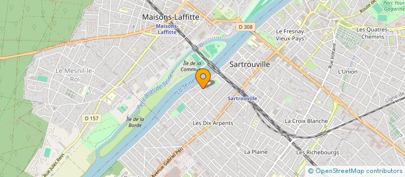 localisation de l'entreprise MONSIEUR SCOTT IDOHOU à SARTROUVILLE