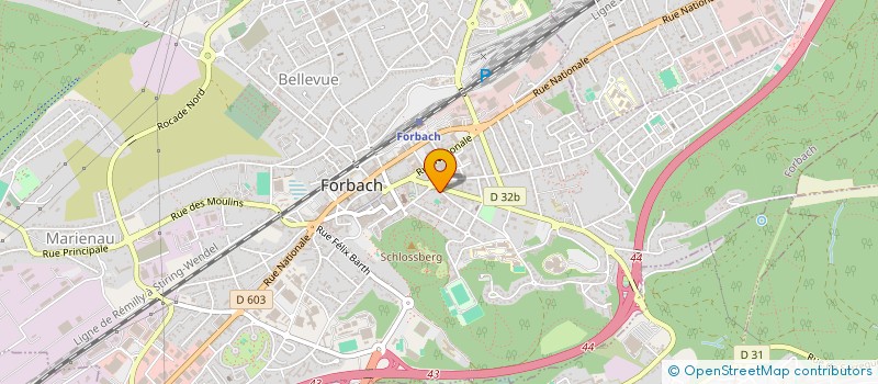 localisation de l'entreprise MONSIEUR SCOTT JOSEPH  FORBACH