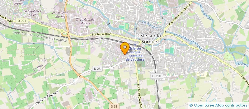 localisation de l'entreprise MONSIEUR SCOTT MARTINEZ à L'ISLE-SUR-LA-SORGUE