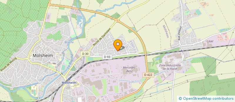 localisation de l'entreprise MONSIEUR SCOTT MONTGOMERY  MOLSHEIM