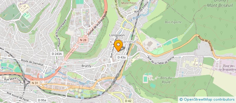 localisation de l'entreprise MONSIEUR SCOTT OMOEHI  DARNETAL