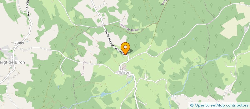 localisation de l'entreprise MONSIEUR SCOTT PETERS  BIRON