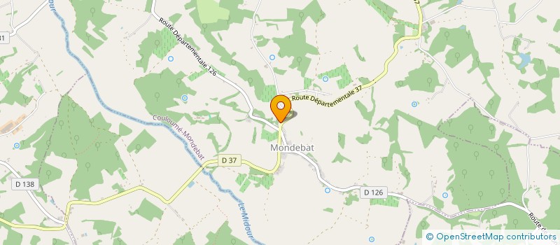 localisation de l'entreprise MONSIEUR SCOTT RUSSELL  COULOUME-MONDEBAT