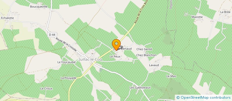 localisation de l'entreprise MONSIEUR SCOTT WATERHOUSE à JUILLAC-LE-COQ