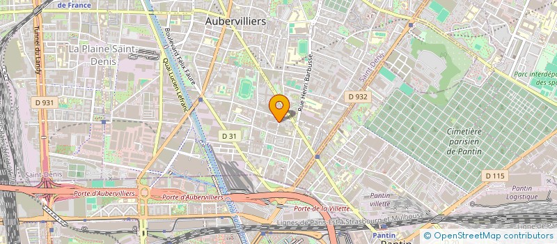 localisation de l'entreprise MONSIEUR SCOTTO DAPOLLONIA MERYL EROS  AUBERVILLIERS