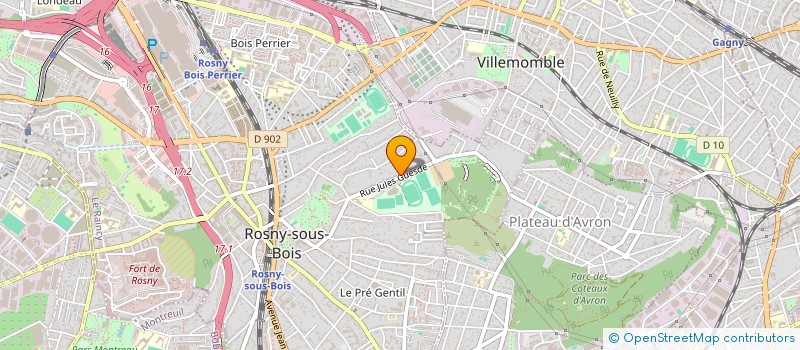 localisation de l'entreprise MONSIEUR SCOTTY FALCK à ROSNY-SOUS-BOIS