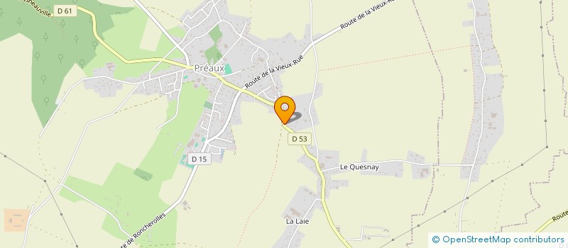 localisation de l'entreprise MONSIEUR SCOTTY HELDEBAUME  PREAUX