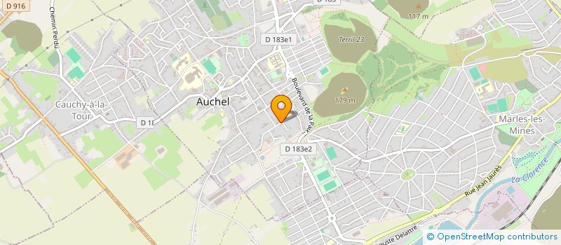 localisation de l'entreprise MONSIEUR SCOTTY LEROY  AUCHEL