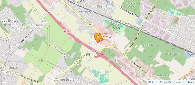 localisation de l'entreprise MONSIEUR SCOTTY LOROT  HERBLAY-SUR-SEINE