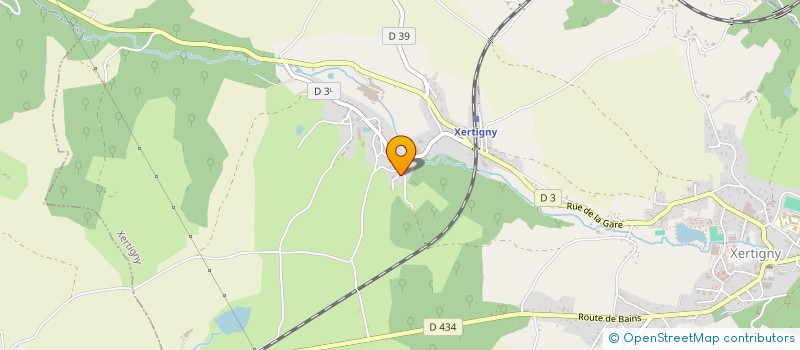 localisation de l'entreprise MONSIEUR SCOTTY MAUFFREY  XERTIGNY