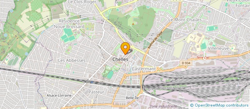 localisation de l'entreprise MONSIEUR SCOTTY SUPRICE  CHELLES