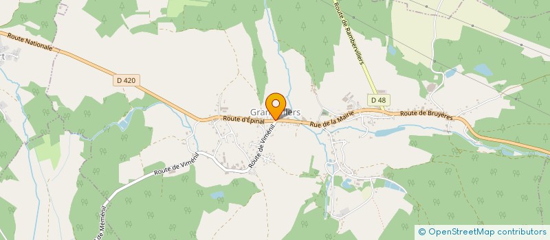 localisation de l'entreprise MONSIEUR SCRYTCH AZARD  GRANDVILLERS