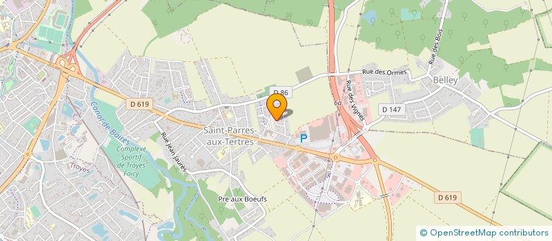 localisation de l'entreprise MONSIEUR SEAD ZENKIC  SAINT-PARRES-AUX-TERTRES