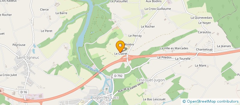 localisation de l'entreprise MONSIEUR SEAN BARTLEY à JUGON-LES-LACS