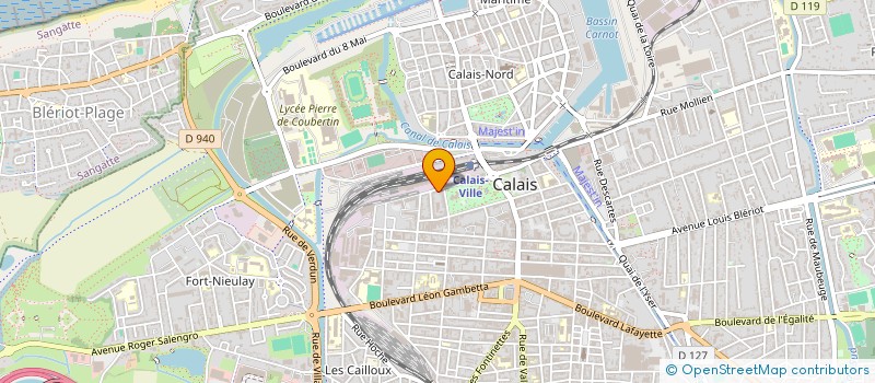 localisation de l'entreprise MONSIEUR SEAN BELVALETTE  CALAIS