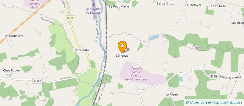 localisation de l'entreprise MONSIEUR SEAN BILLSON à BORS (CANTON DE TUDE-LAVALETTE)