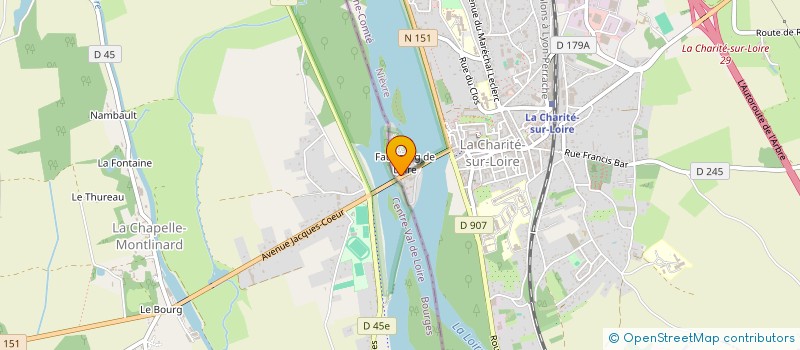 localisation de l'entreprise MONSIEUR SEAN CONDRON  LA CHARITE-SUR-LOIRE