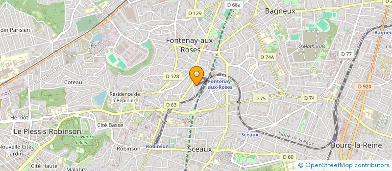 localisation de l'entreprise MONSIEUR SEAN COSTA à FONTENAY-AUX-ROSES