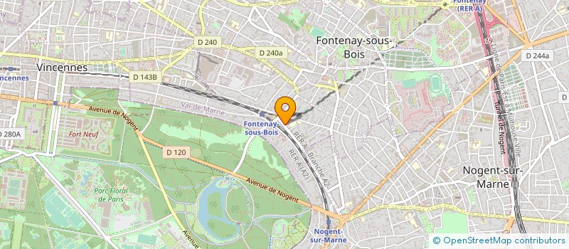 localisation de l'entreprise MONSIEUR SEAN DUMONT à FONTENAY-SOUS-BOIS
