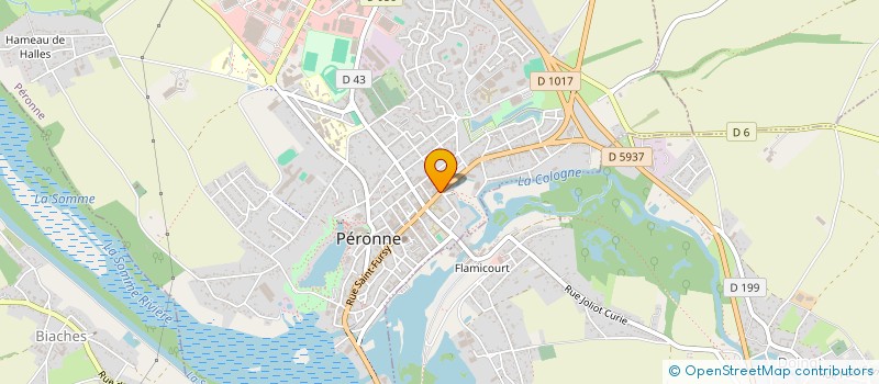 localisation de l'entreprise MONSIEUR SEAN GEOFFROY à PERONNE