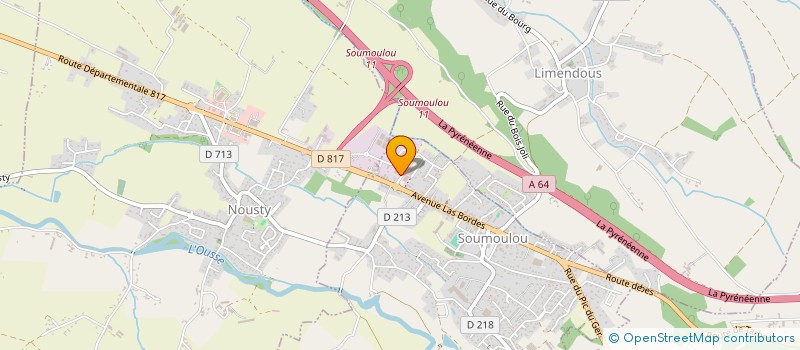 localisation de l'entreprise MONSIEUR SEAN HUBERT  SOUMOULOU